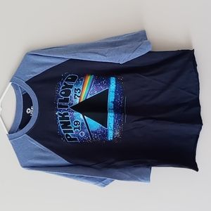 Pink Floyd Liquid Blue Dark Side Of The Moon Raglan T-Shirt. Size M